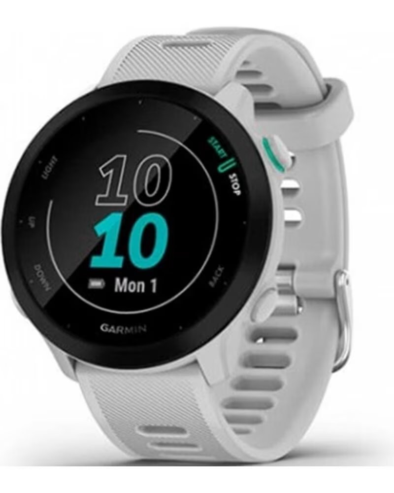 GAMIN SMARTWATCH FORERUNNER 55 BT GPS 42MM MIP WEISS