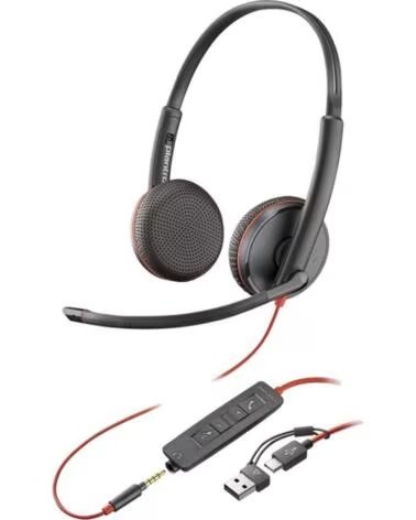 POLY Auriculares blackwire 3225 negro