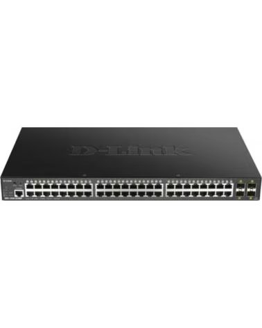DLINK Switch d - link 52 puertos gestionable 48 gigabit ethernet 10 - 100 - 1000 poe 4 sfp