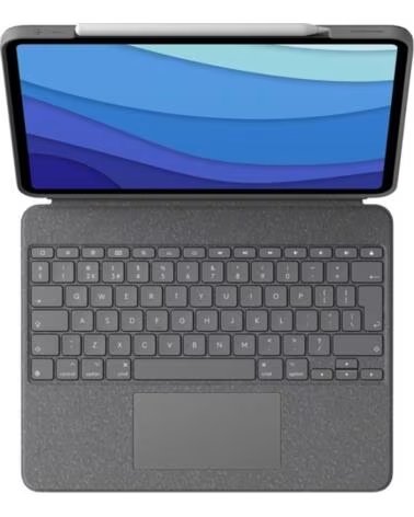 LOGITECH Funda combo touch para con teclado para ipad pro m4 11 pulgadas grafito
