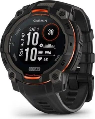 GAMIN SMARTWATCH INSTINCT 3 SOLAR 50MM SCHWARZ