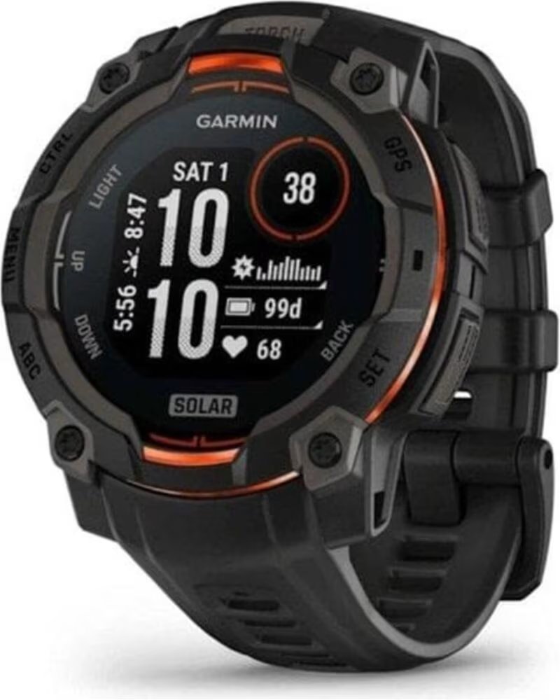 GAMIN SMARTWATCH INSTINCT 3 SOLAR 50MM SCHWARZ
