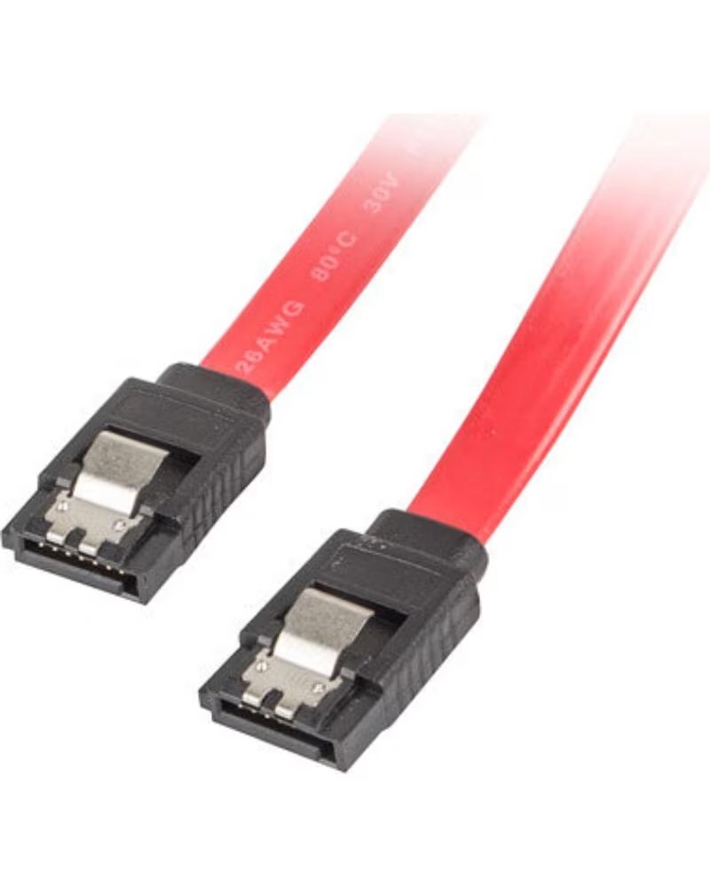 LANBERG Cable sata iii 6gb - s hembra hembra clip metal 0 5m