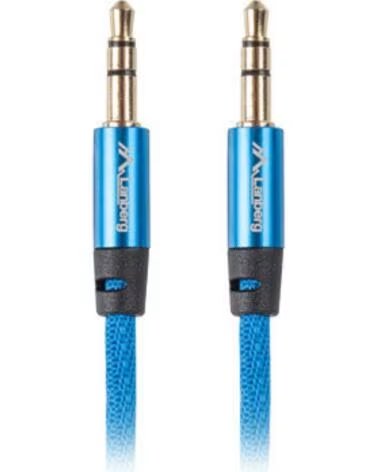 LANBERG Cable minijack 3 5mm m - m 3 pin 3m premium azul