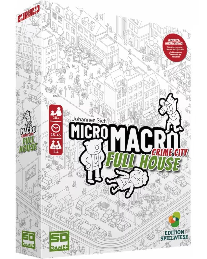 SD GAMES Juego de mesa micro macro full house pegi 10