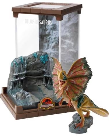 THE NOBLE COLLECTION Figura jurassic park dilophosaurus bendyfig diorama