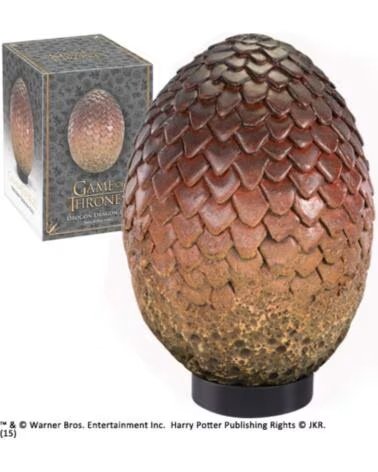 THE NOBLE COLLECTION Replica juego de tronos huevo de dragon drogon 20 32 cm
