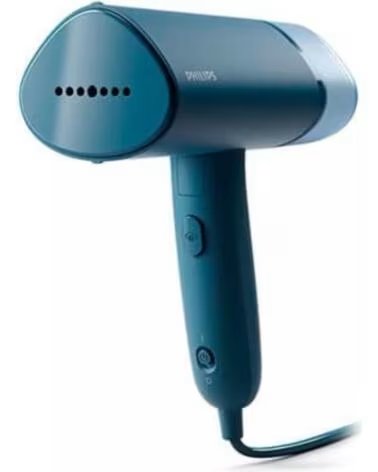 PHILIPS Plancha vertical vaporizador 3000 series azul 1000w - plegable - dep 100ml - antibacterias - antiacaros