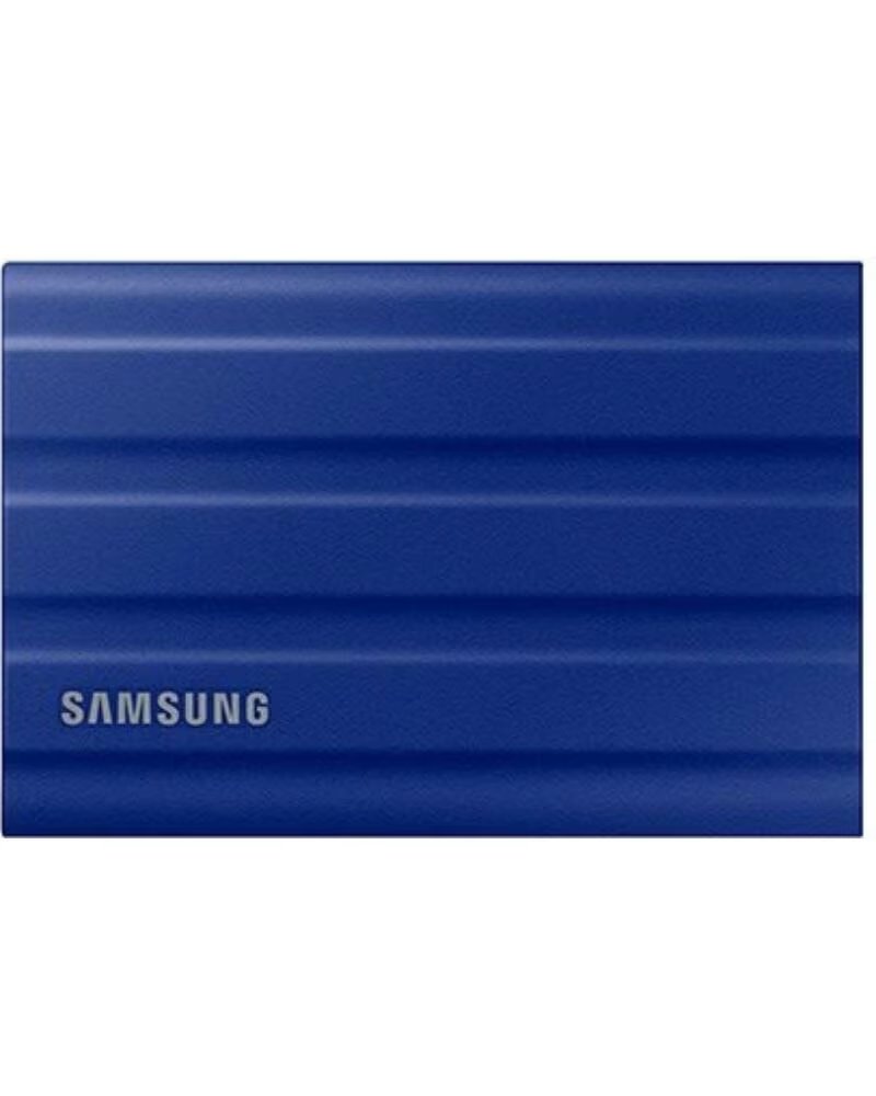 SAMSUNG Disco duro externo ssd 2tb t7 shield nvme azul mu - pe2t0r - eu