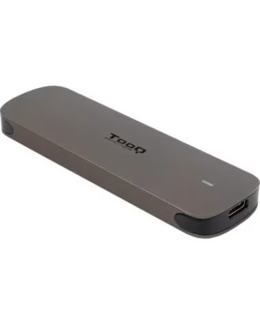 TOOQ Carcasa disco duro tqe - 2202br para ssd m 2 usb tipo c marron