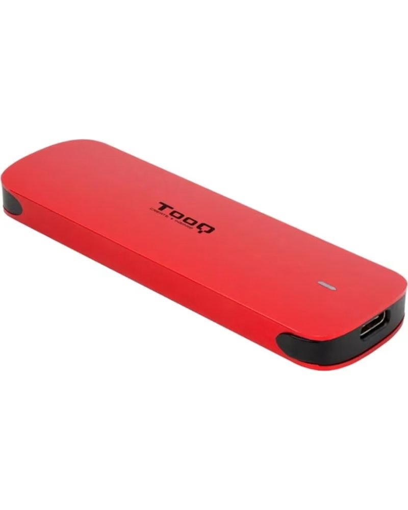 TOOQ Carcasa disco duro tqe - 2201r para ssd m 2 usb - c roja