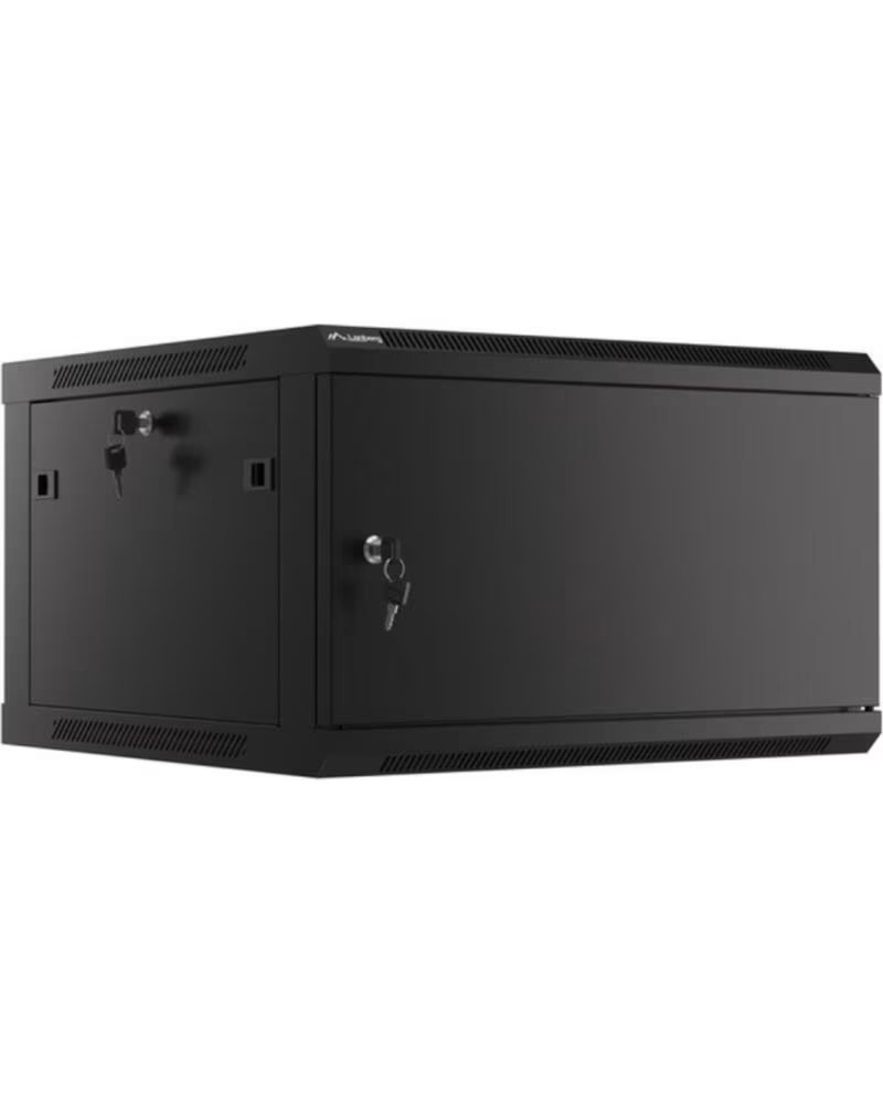 LANBERG Armario mural rack 19 pulgadas 6u - 600x600 negro