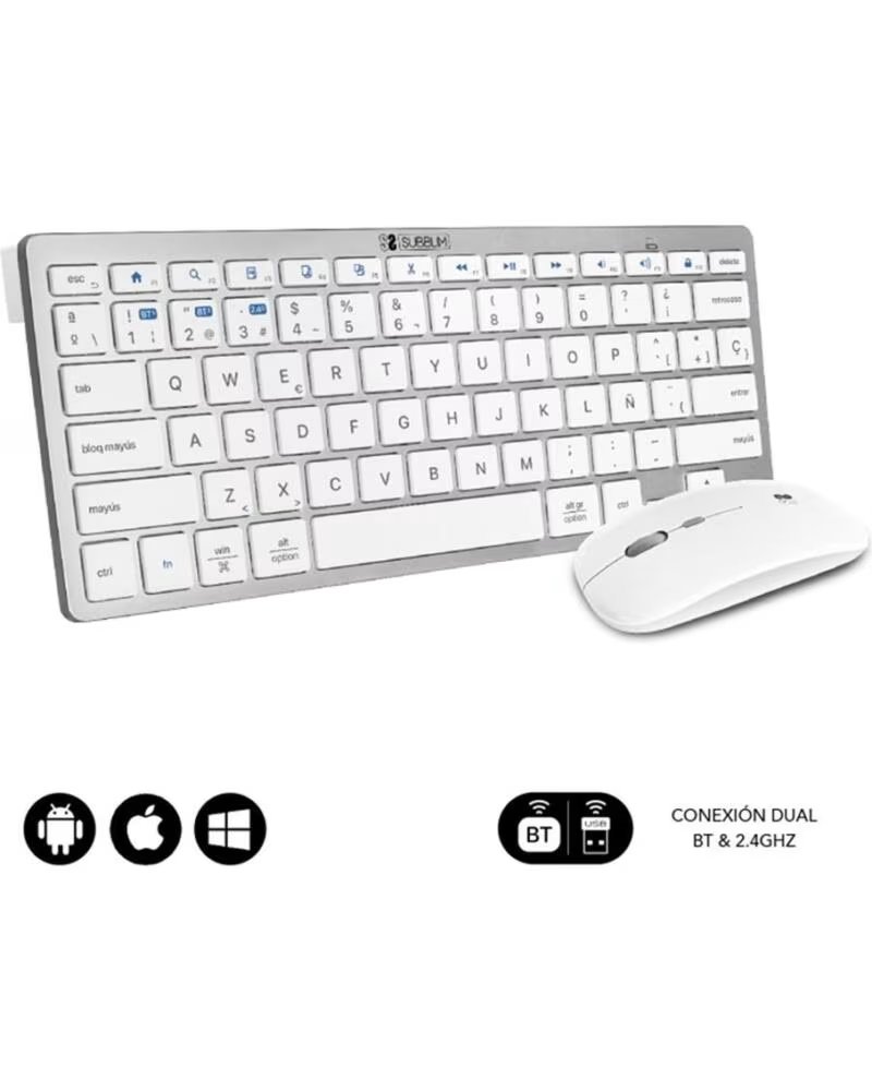 SUBBLIM Teclado raton subkbc - oco010 inalambrico