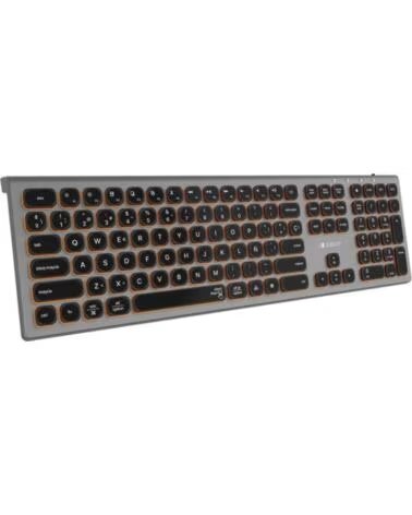 SUBBLIM Teclado master iluminado ext inalambrico gris - negro