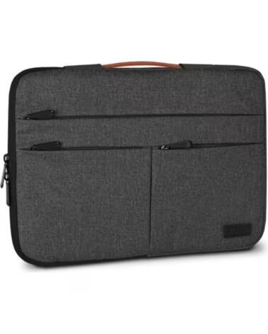 SUBBLIM Funda Air Padding 360 Sleeve para Portatiles hasta 14- Gris Oscuro