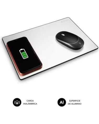 SUBBLIM Alfombrilla cargador mousepad wireless charger 10w