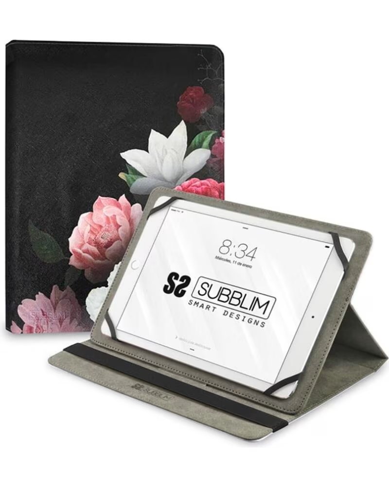 SUBBLIM Funda para tablet 11 pulgadas trendy case rosas