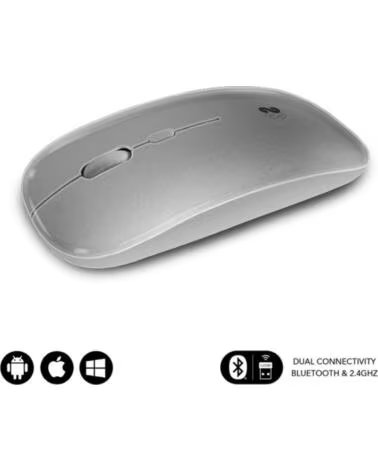 SUBBLIM Raton inalambrico submo - dflat22 plata