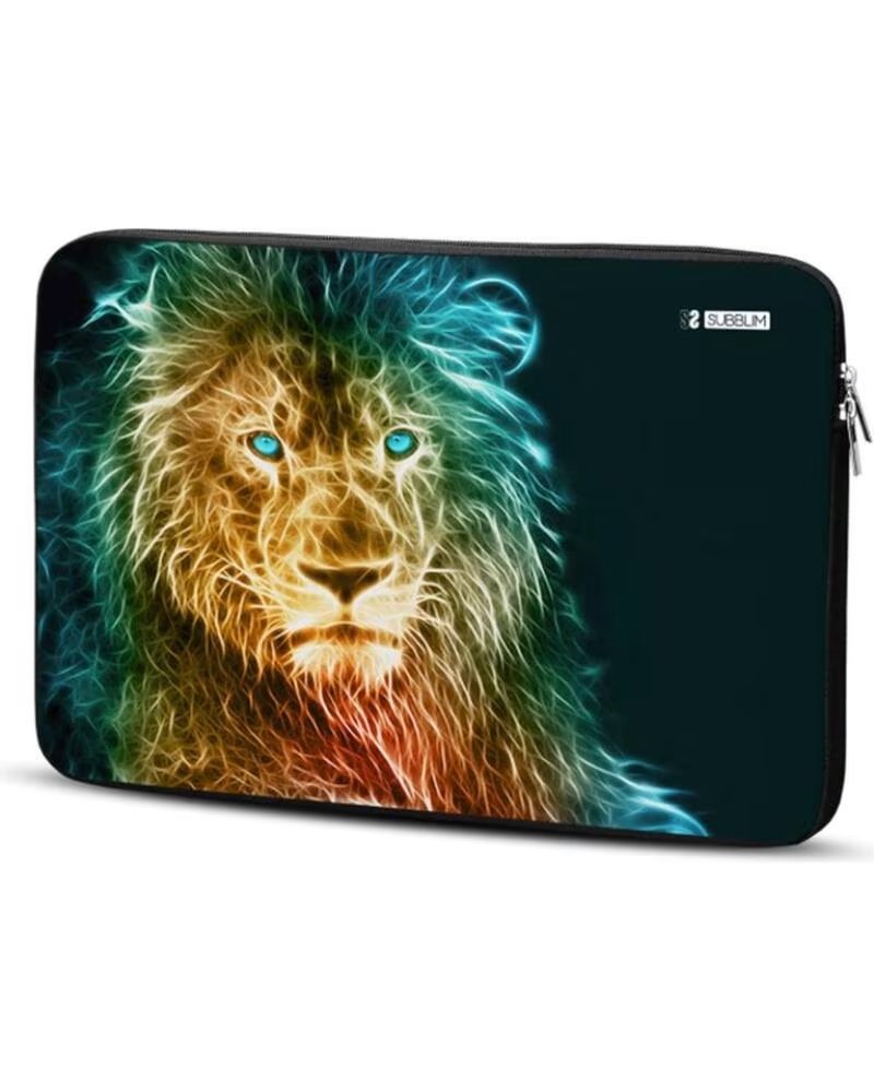 SUBBLIM Funda trendy sleeve para portatil 15 6 pulgadas neo leon