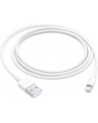 APPLE Cable lightning a usb tipo a 1m - macho - macho - blanco