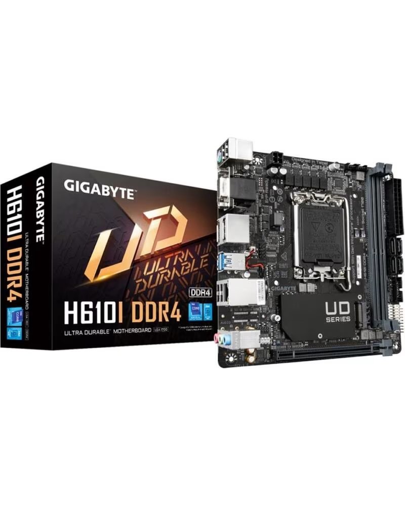 GIGABYTE Placa base h610i ddr4 m - itx - 2x ddr4