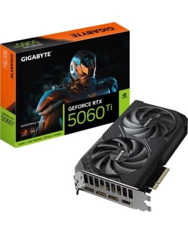GIGABYTE Tarjeta grafica rtx 5060 ti windforce oc 8gb gddr7