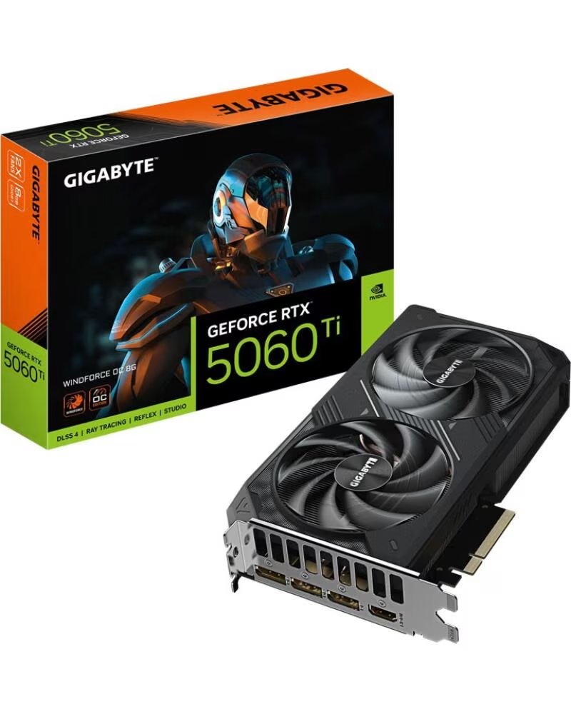 GIGABYTE Tarjeta grafica rtx 5060 ti windforce oc 8gb gddr7