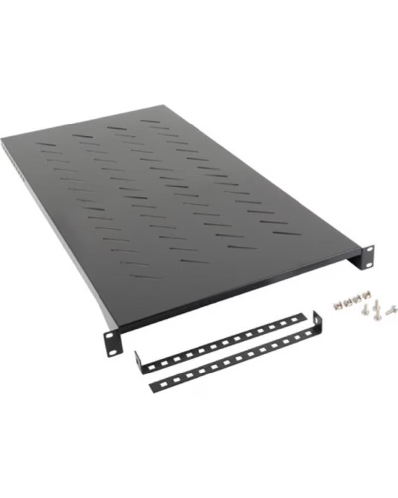 LANBERG Bandeja fija 1u 483x900mm hasta 25kg rack 19 pulgadas negro