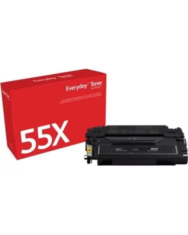 XEROX Toner everyday compatible con hp ljp3011 ce255x 55x negro