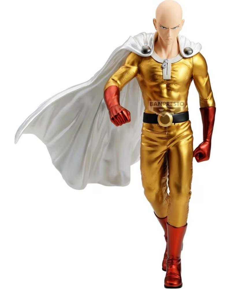 BANPRESTO Figura one punch man grandista saitama metallic ver 27cm