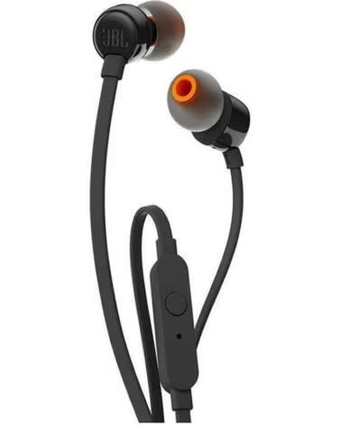 JBL Auriculares Intrauditivos Tune 110- con Microfono- Jack 3 5- Negros
