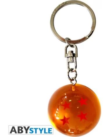 ABYSTYLE PORTACHIAVI 3D DRAGON BALL SFERA DEL DRAGO 4 STELLE
