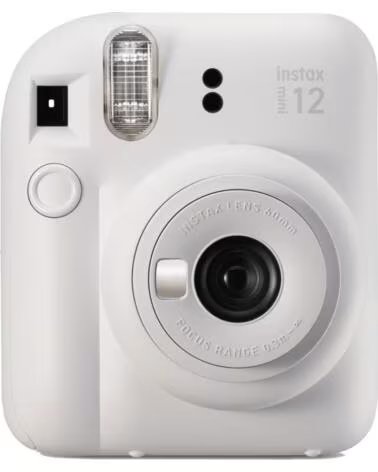 FUJIFILM Camara mini instax 12 flash - autoexposicion - blanco arcilla