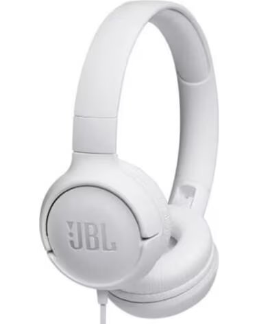 JBL Auriculares Tune 500- con Microfono- Jack 3 5- Blancos