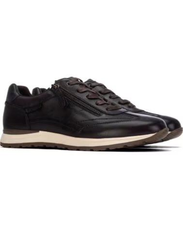 CARMELA 164208 MARRONE SNEAKERS CASUAL IN PELLE CON ZIP MARRON