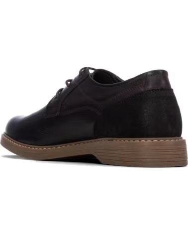 CARMELA SAPATOS DE PELE CASTANHOS COM ATACADORES MODELO 164196 MARRON