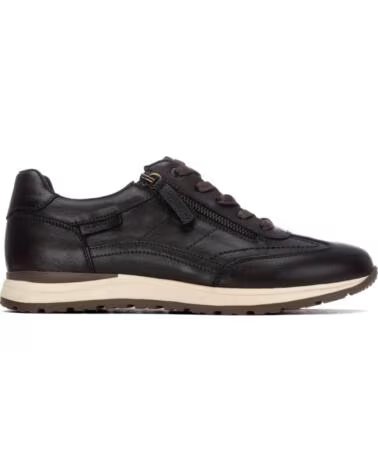 CARMELA 164208 MARRONE SNEAKERS CASUAL IN PELLE CON ZIP MARRON