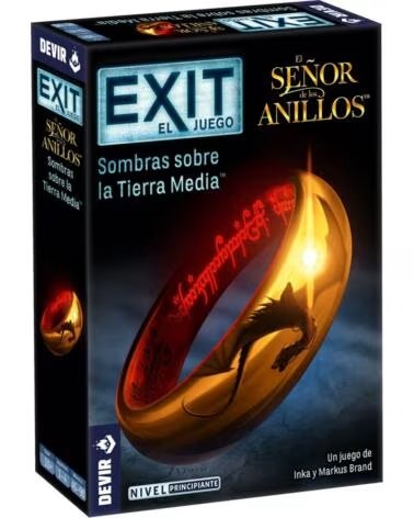 DEVIR JUEGO DE MESA EXIT EL SEÑOR DE LOS ANILLOS SOMBRAS SOBRE LA TIERRA MEDIA