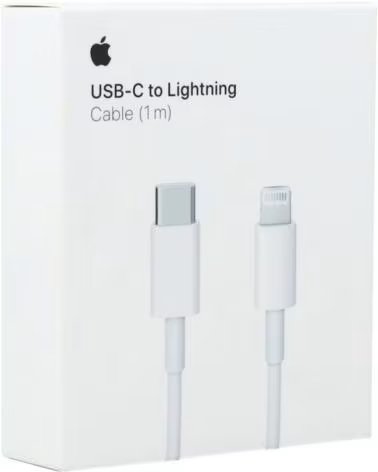 APPLE Cable original iphone usb tipo c a lightning - 1m - mm0a3zm - a - blanco
