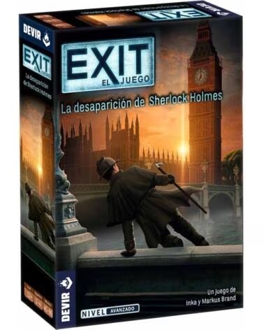 DEVIR JOGO DE TABULEIRO EXIT O DESAPARECIMENTO DE SHERLOCK HOLMES