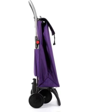 ROLSER CARRELLO PER LA SPESA PIEGHEVOLE VIOLA MULTICOLOR