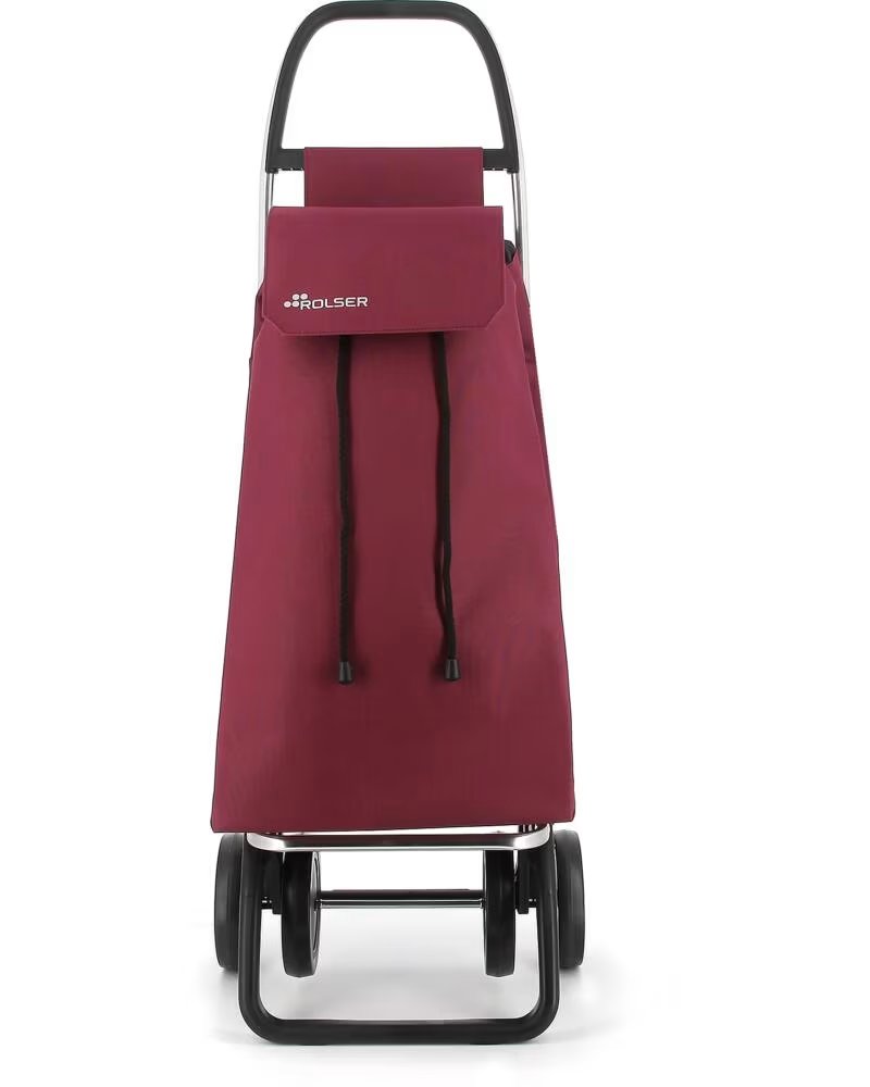 ROLSER CARRO DE COMPRAS BORDÔ MULTICOLOR