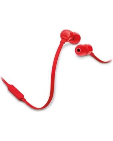 JBL Auriculares intrauditivos t160 red