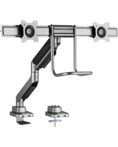 EQUIP Soporte mesa vesa hasta 32 pulgadas 100x100 max 9kg doble pantalla
