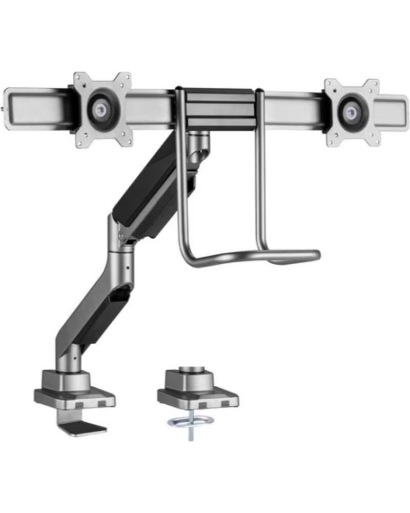EQUIP Soporte mesa vesa hasta 32 pulgadas 100x100 max 9kg doble pantalla