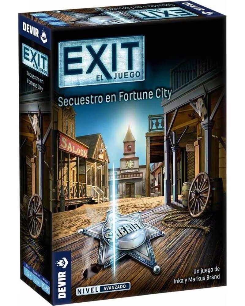 DEVIR JUEGO DE MESA EXIT SECUESTRO EN FORTUNE CITY