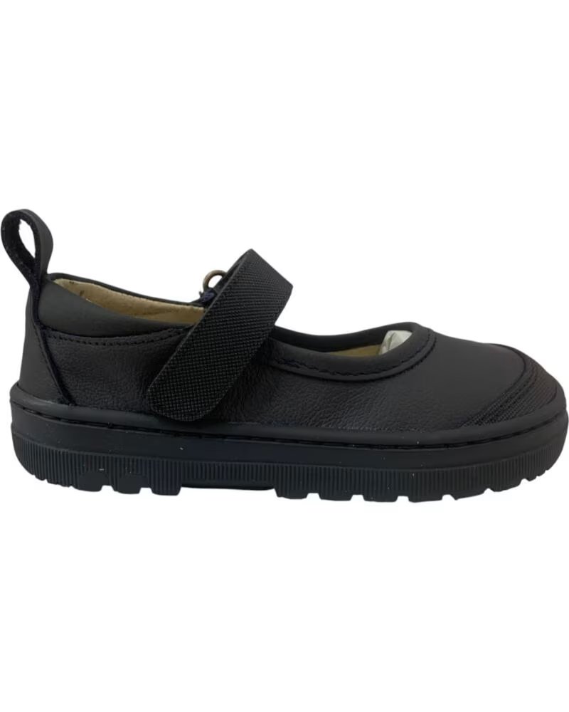 CRIOS HADAS SCARPE IN PELLE NERA PER BAMBINI NEGRO