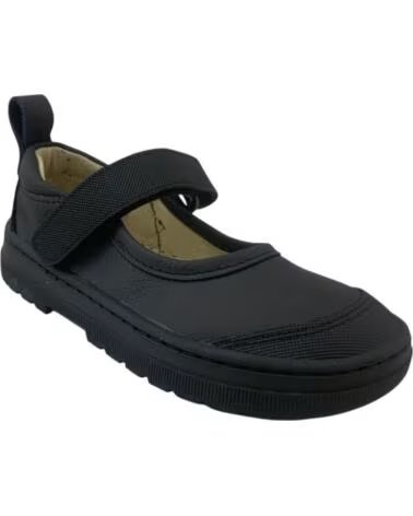 CRIOS HADAS SCARPE IN PELLE NERA PER BAMBINI NEGRO