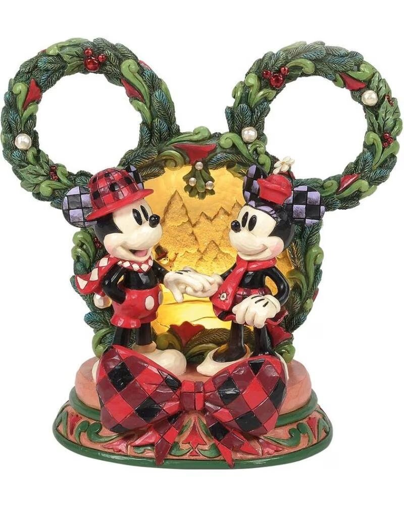 ENESCO DISNEY DIORAMA FIGUR MICKEY UND MINNIE