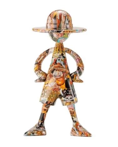 TAMASHII NATIONS Figura one piece artcanvas escala 1 - 8 - 1000logs anniversary - luffy